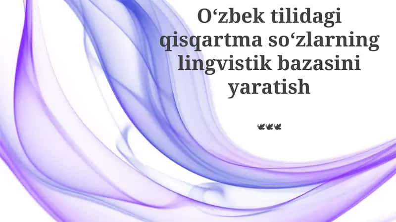 Ma'lumotlar bazasini loyihalash va amalga oshirish