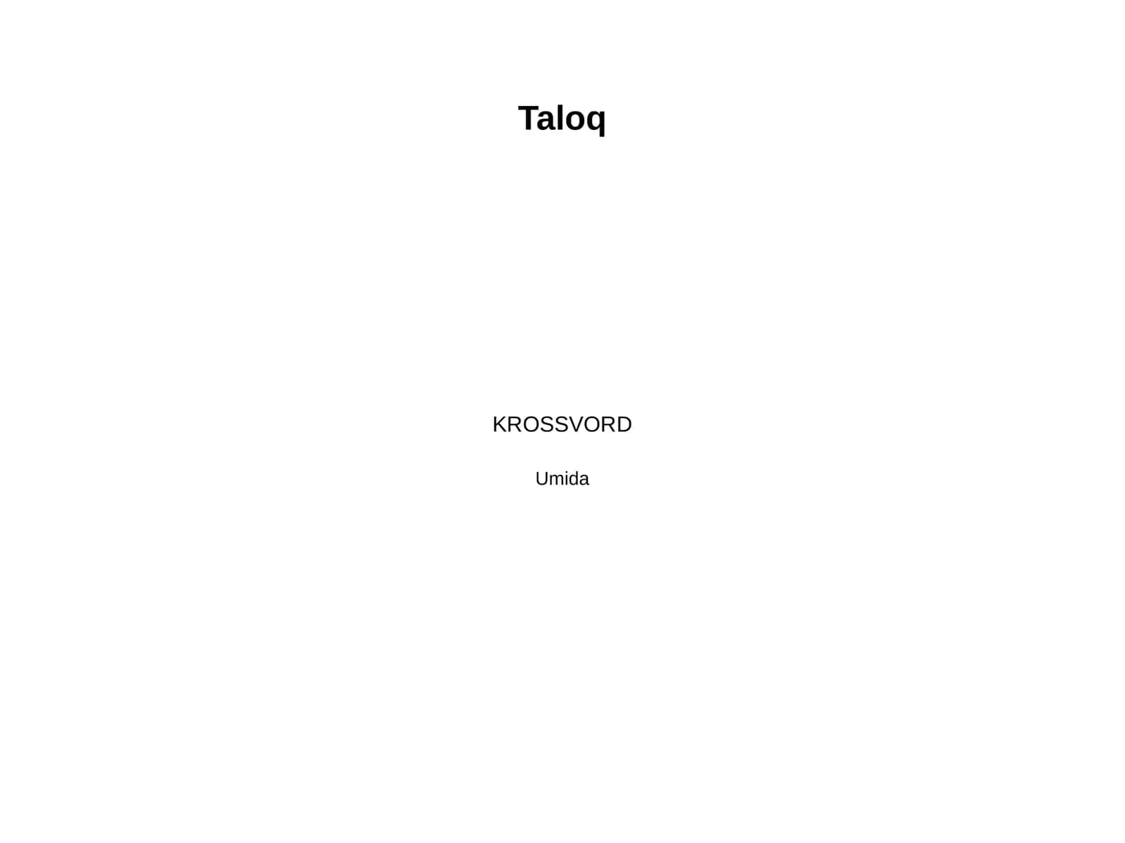 Taloq