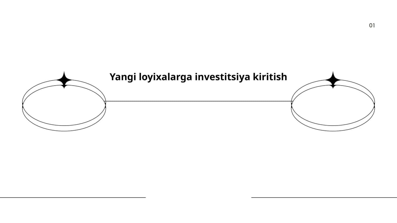 Yangi loyixalarga investitsiya kiritish