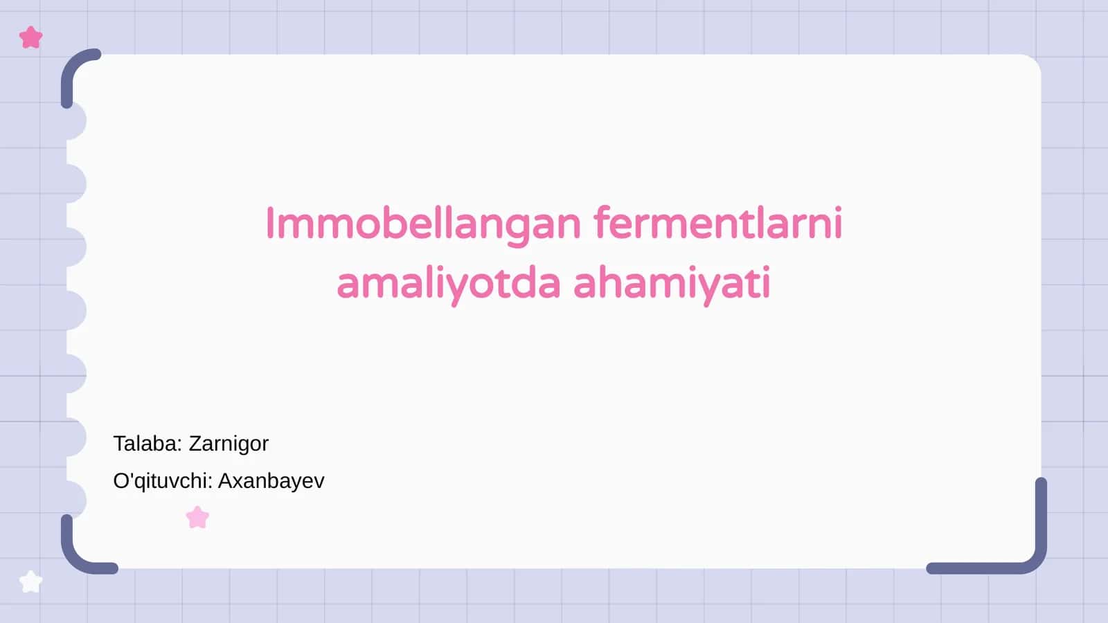 Immobellangan fermentlar