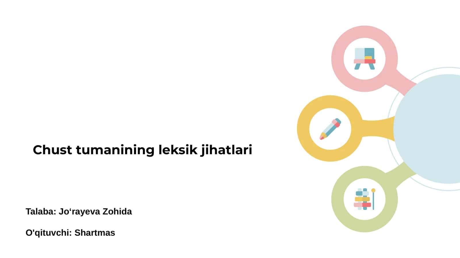 Chust tumanining leksik jihatlari