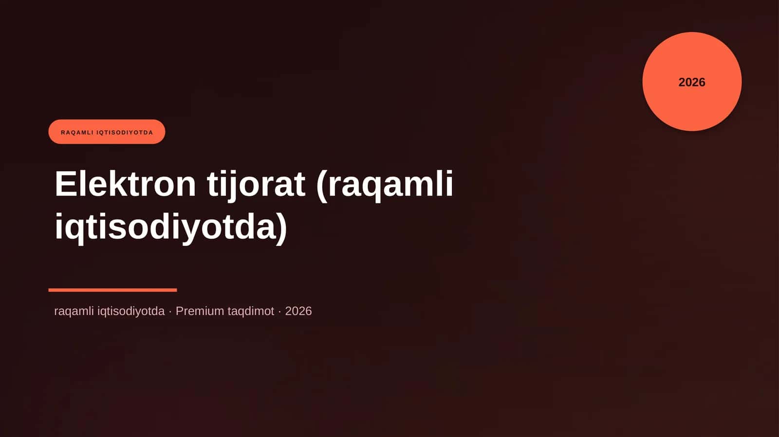Elektron tijorat (raqamli iqtisodiyotda)