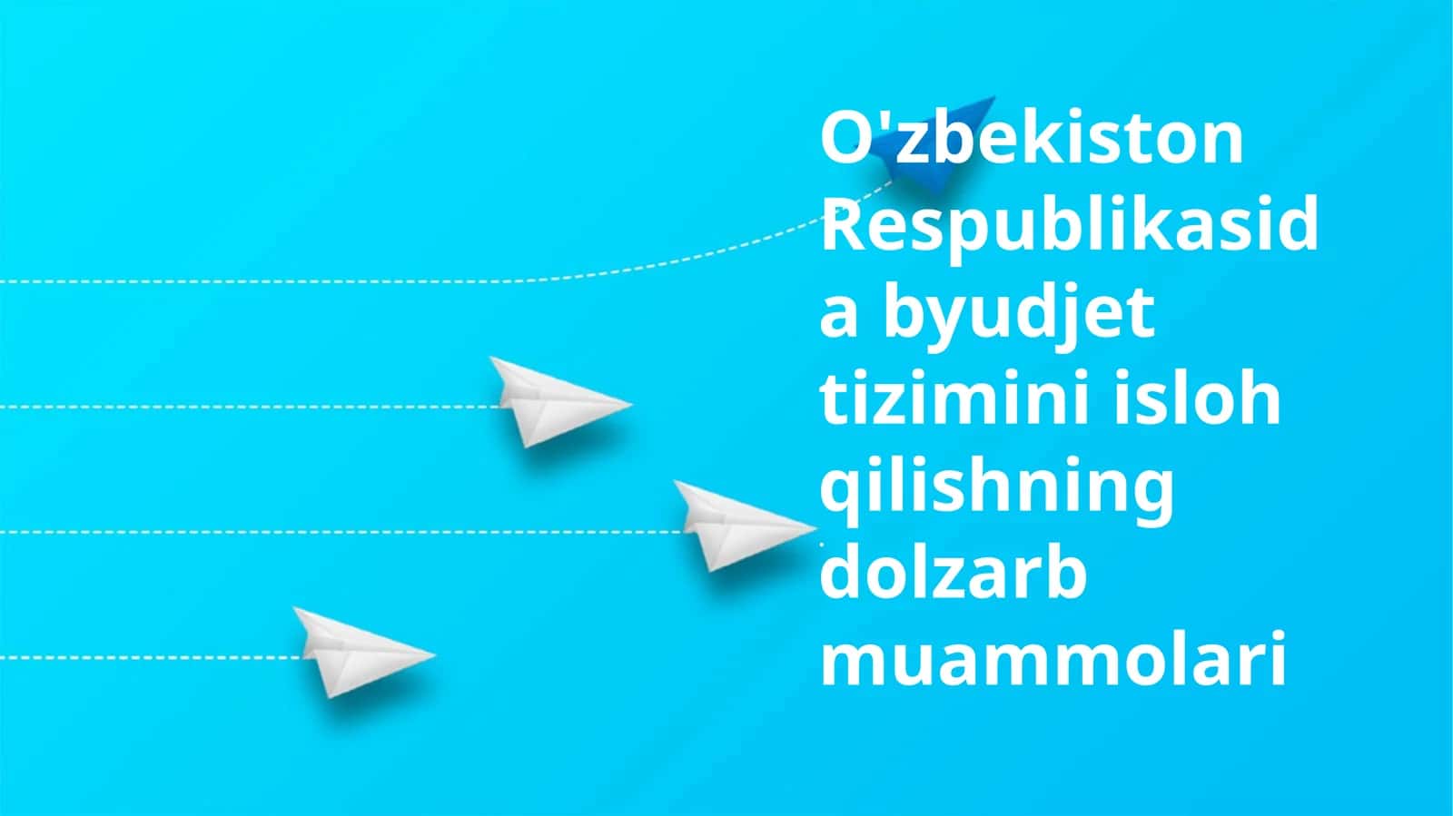 Byudjet tizimini isloh qilishning dolzarb muammolari