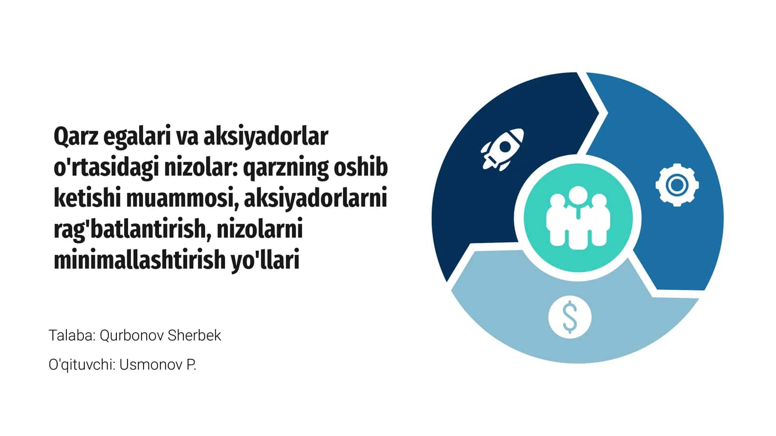 Qarz egalari va aksiyadorlar o'rtasidagi nizolar