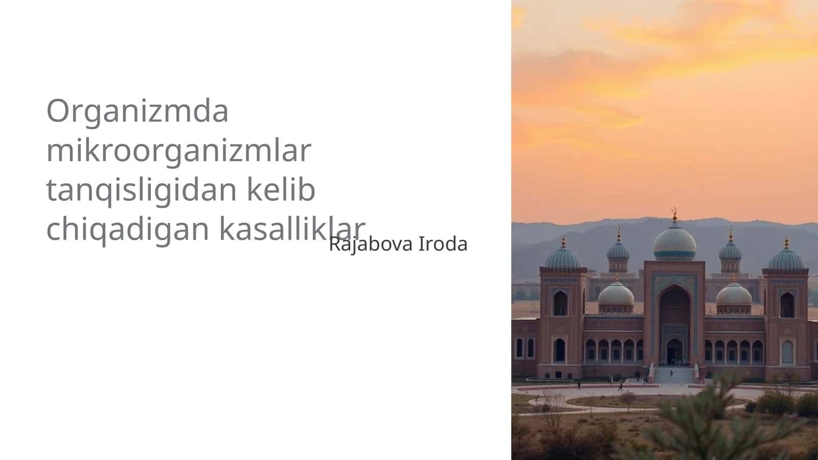 Organizmda mikroorganizmlar tanqisligidan kelib chiqadigan kasalliklar