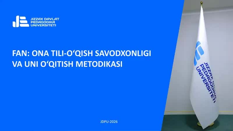 O‘qish darslarining maqsad va vazifalari, ta’limiy-tarbiyaviy ahamiyati