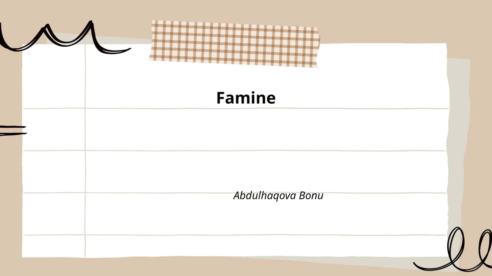 Famine