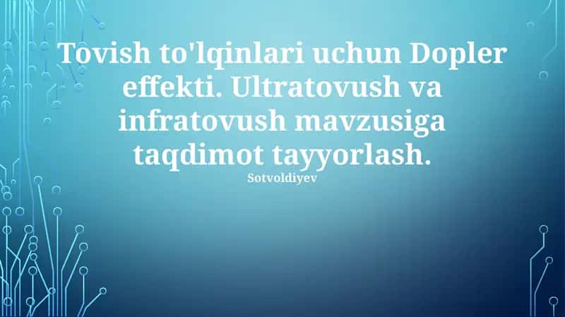 Dopler ultratovush