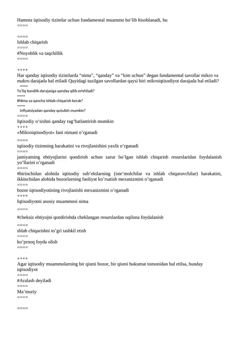 Mikroiqtisodiyot