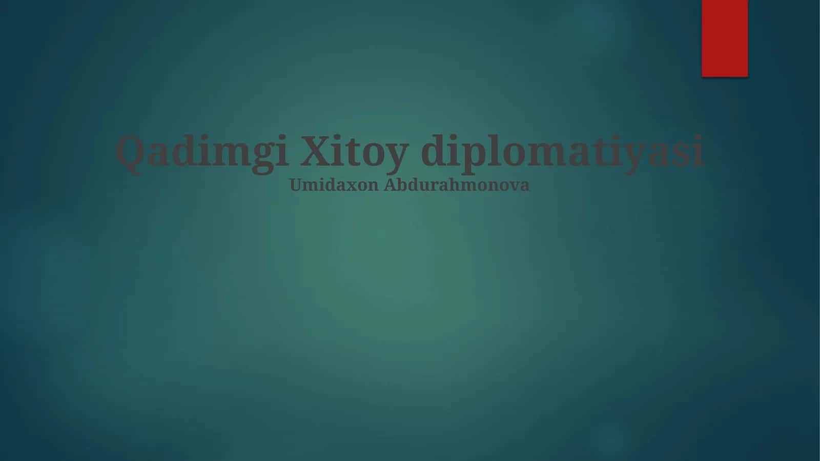 Qadimgi Xitoy diplomatiyasi