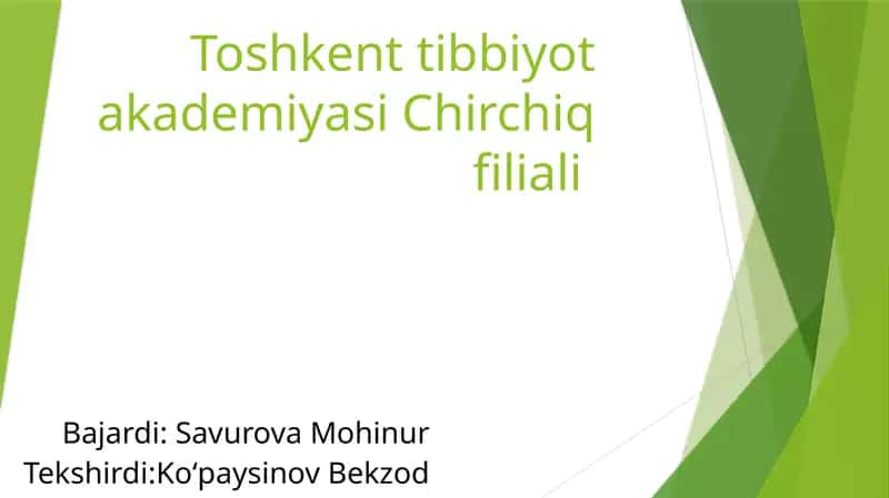 Zamonaviy xirurgik asboblar