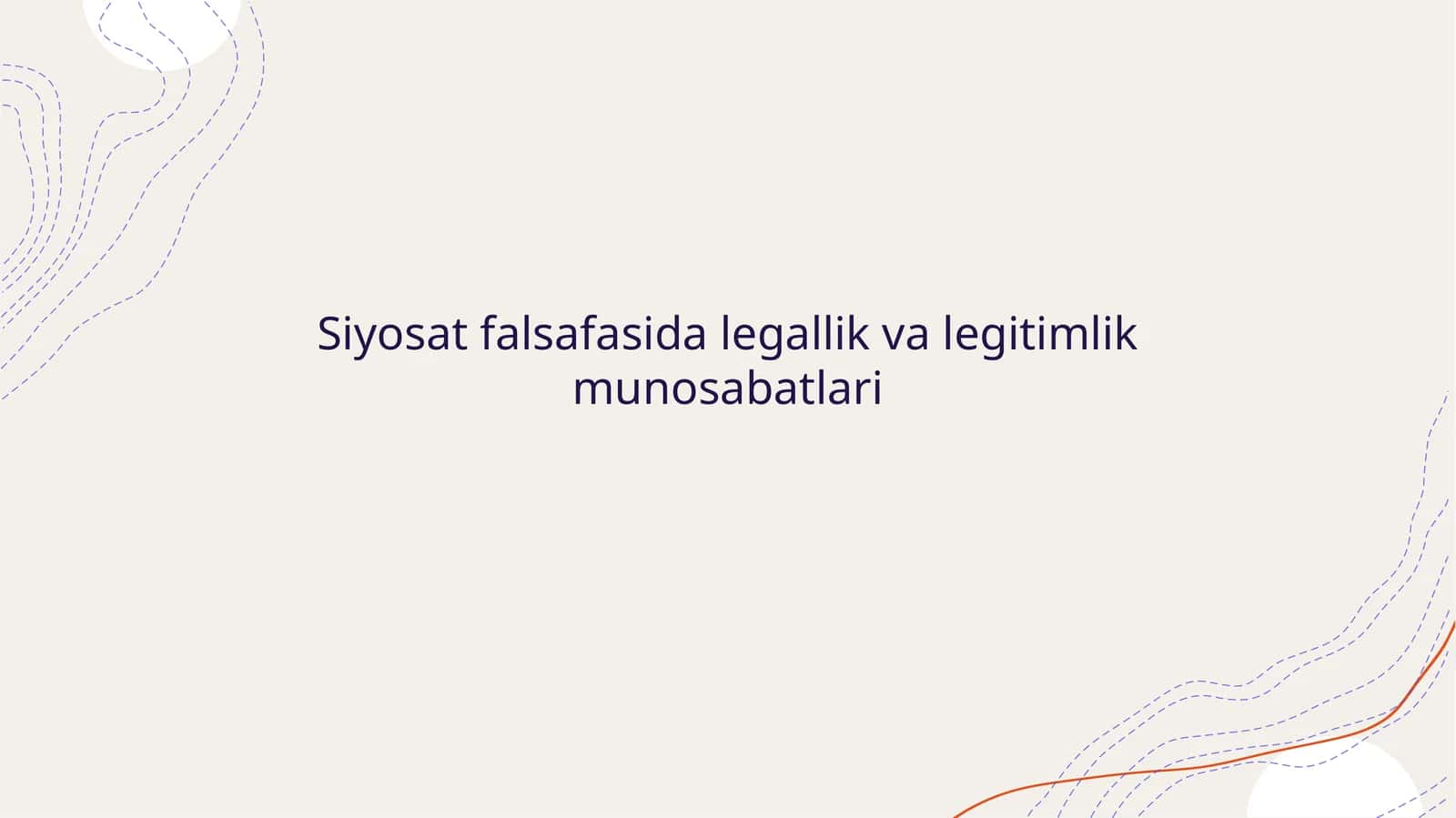 Siyosat falsafasida legallik va legitimlik munosabatlari