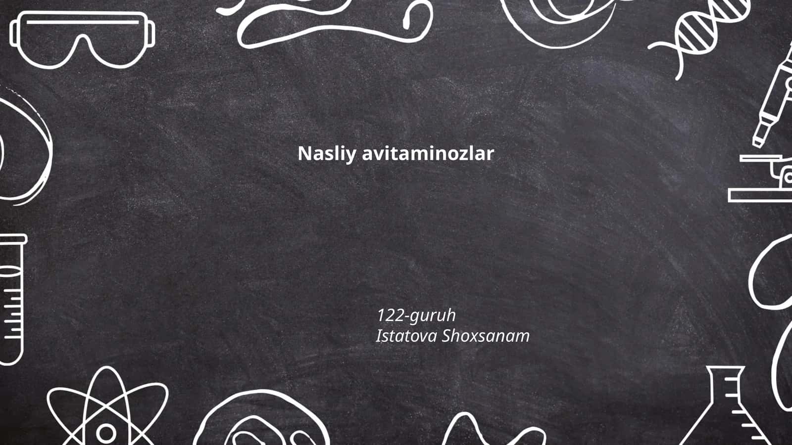 Nasliy avitaminozlar