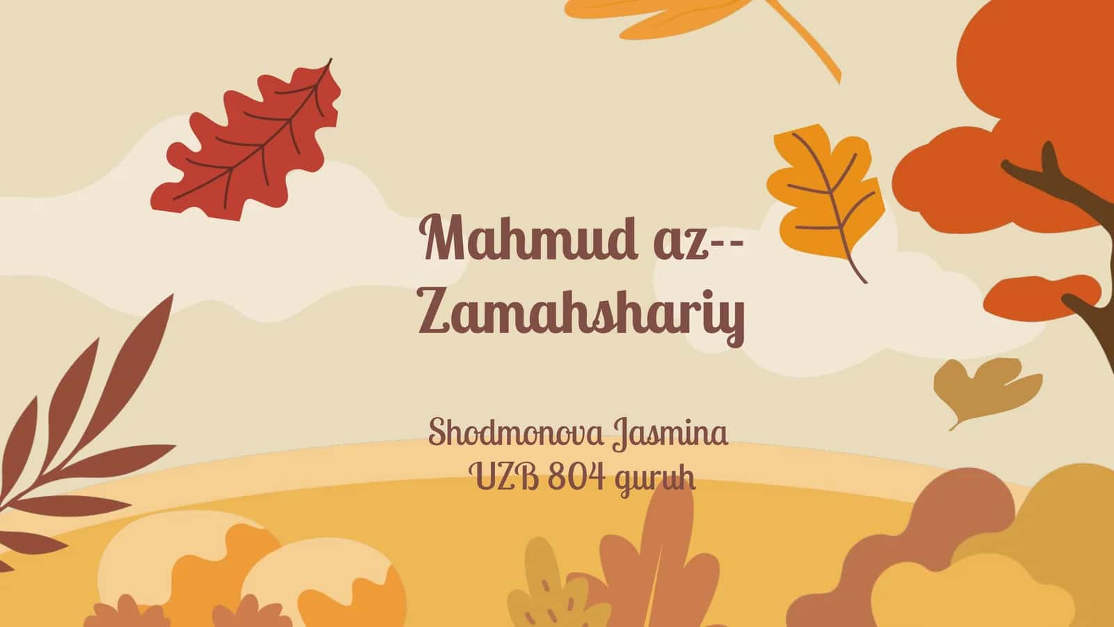 Mahmud az-Zamahshariy
