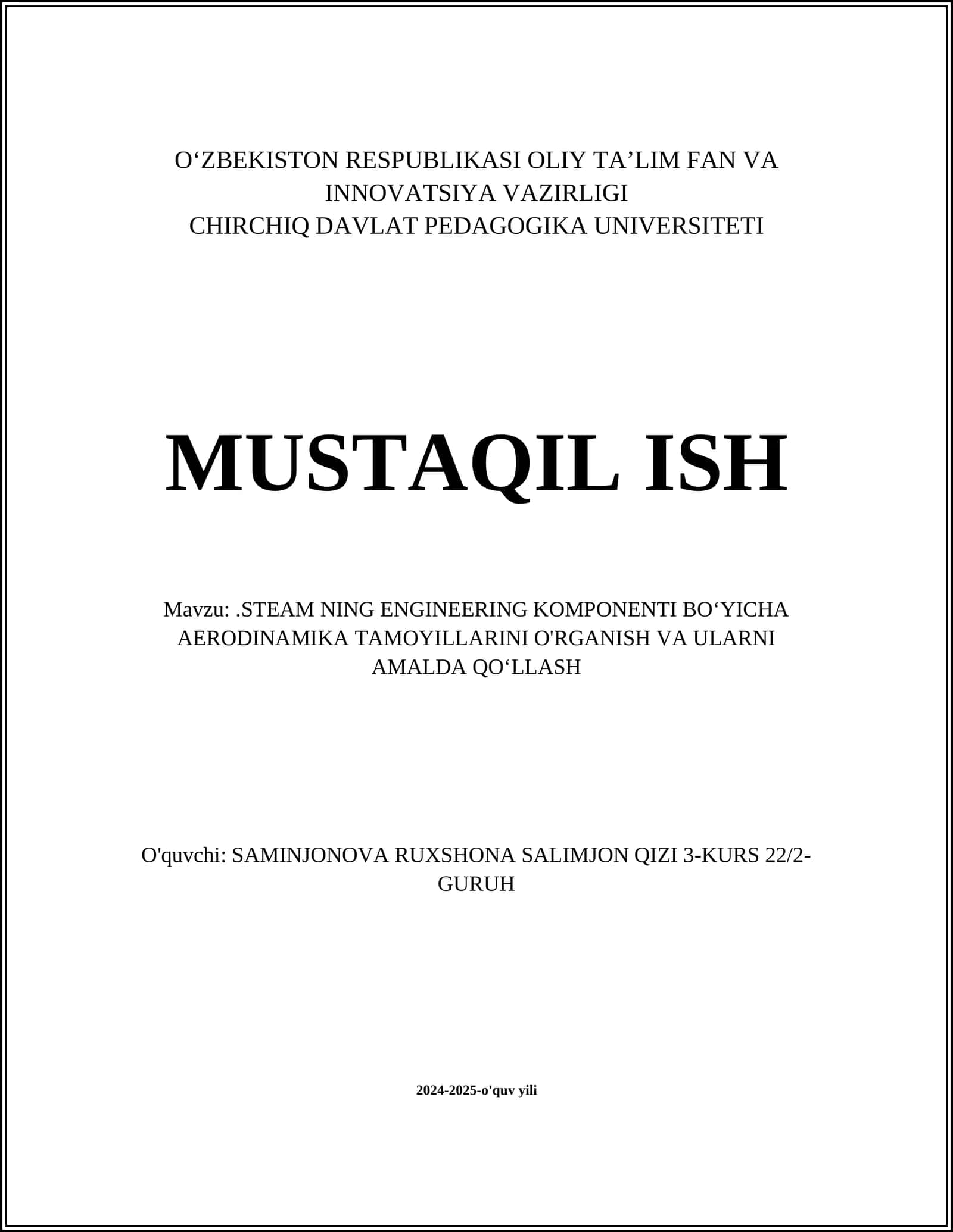 Aerodinamika Asoslari