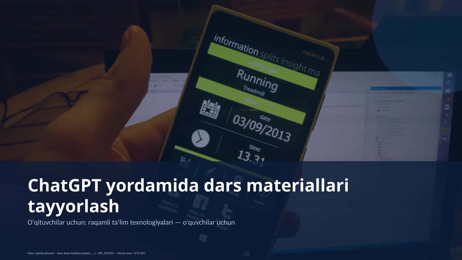 Dars materiallari tayyorlash