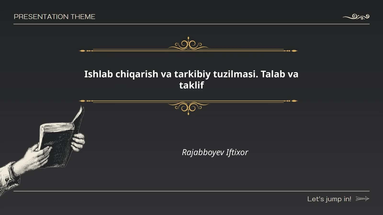 Ishlab chiqarish va tarkibiy tuzilmasi