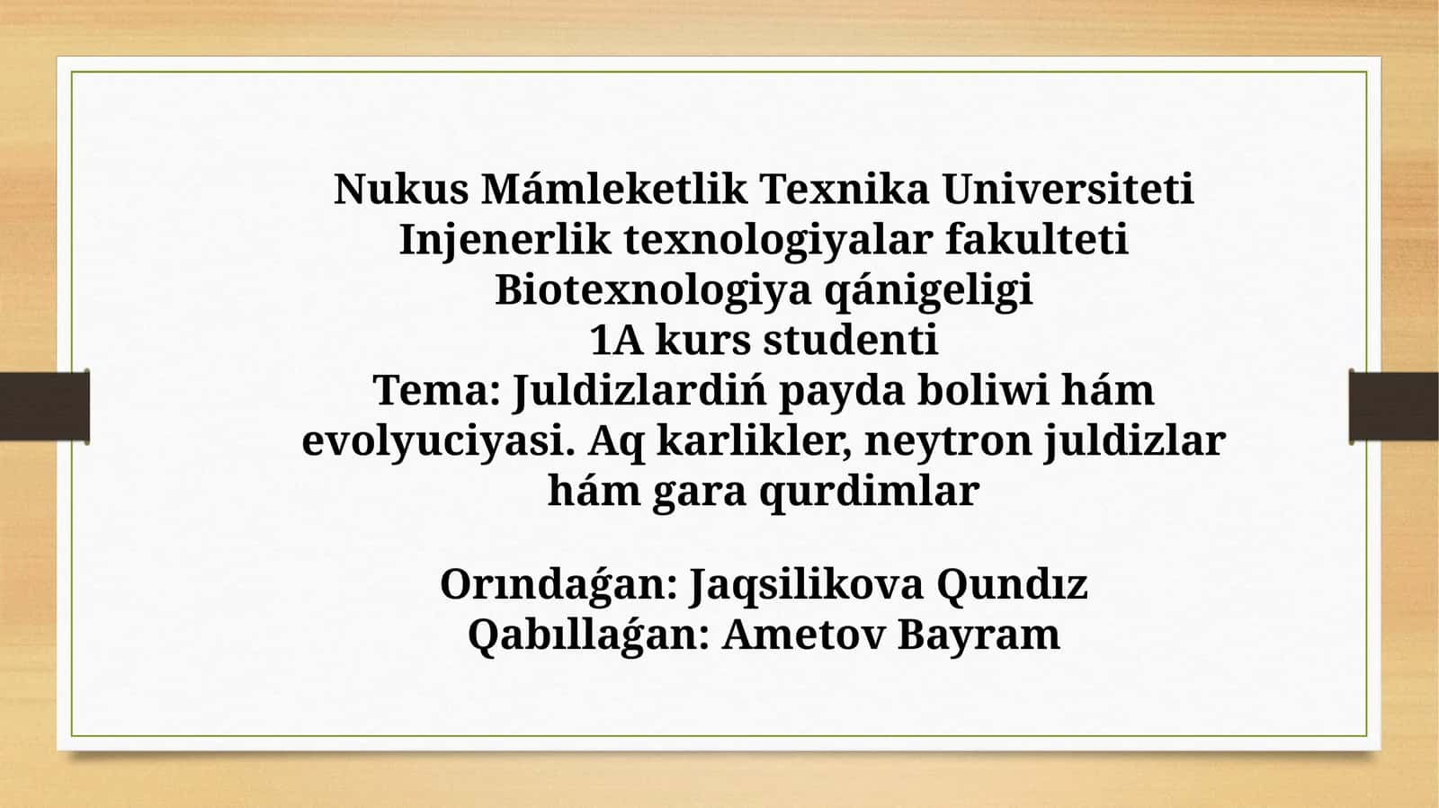 Biotexnologiya qánigeligi