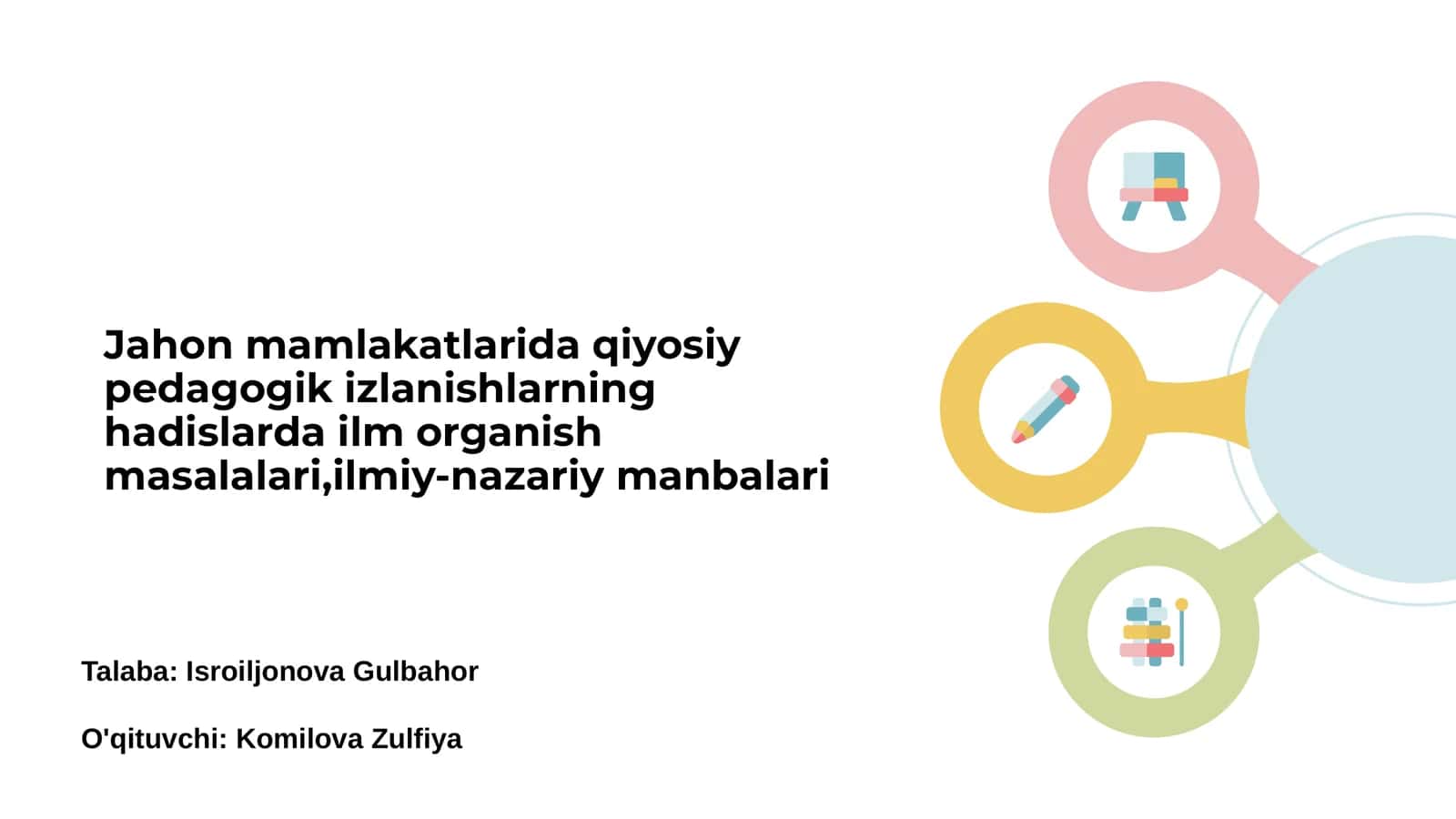 Qiyosiy pedagogika: tushuncha va mohiyati