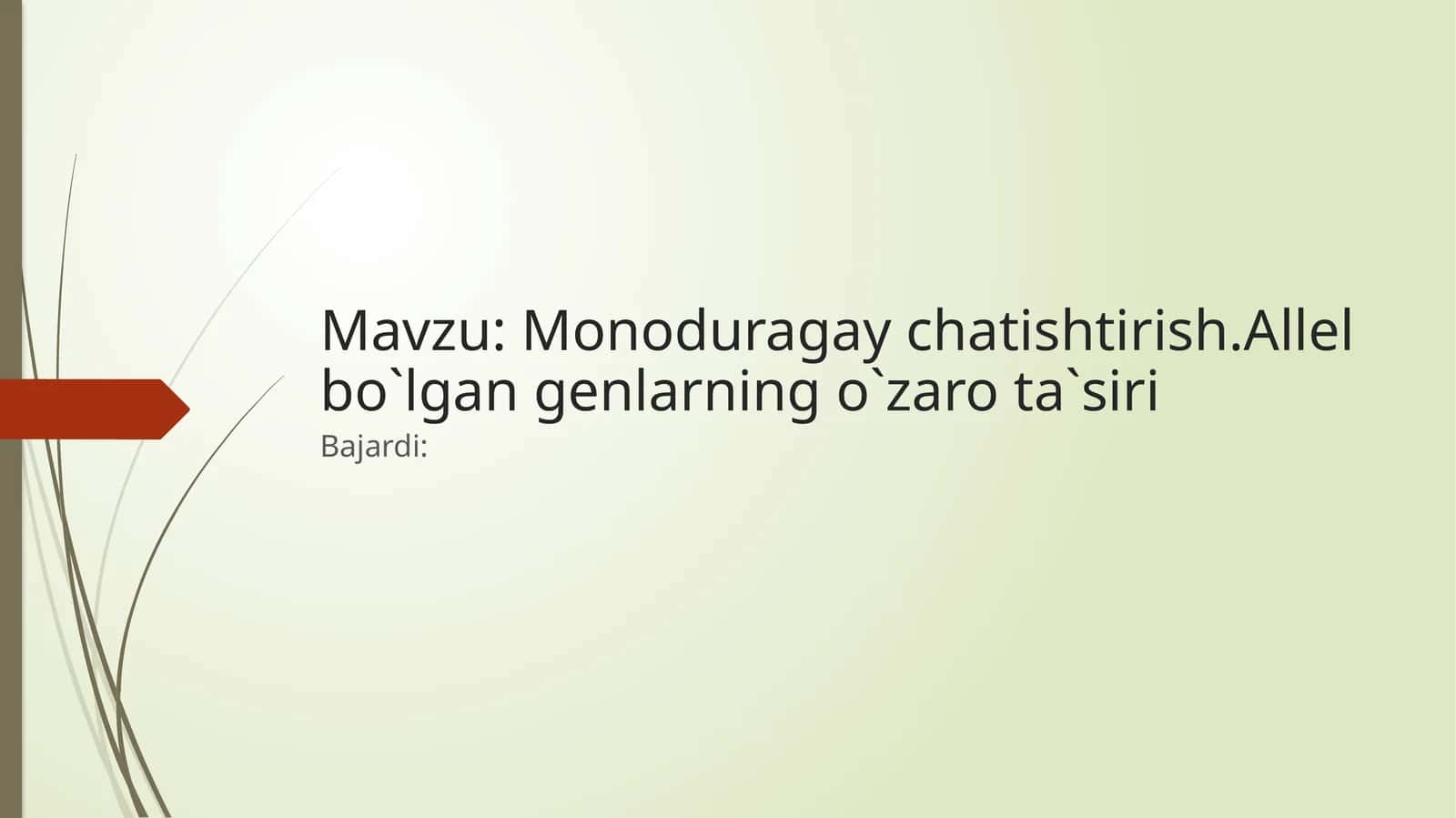 Monoduragay chatishtirish