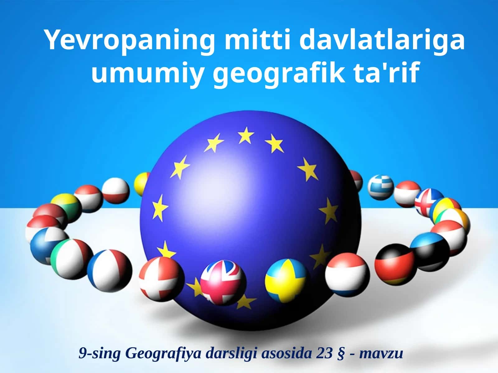 Yevropaning mitti davlatlariga umumiy geografik ta'rif