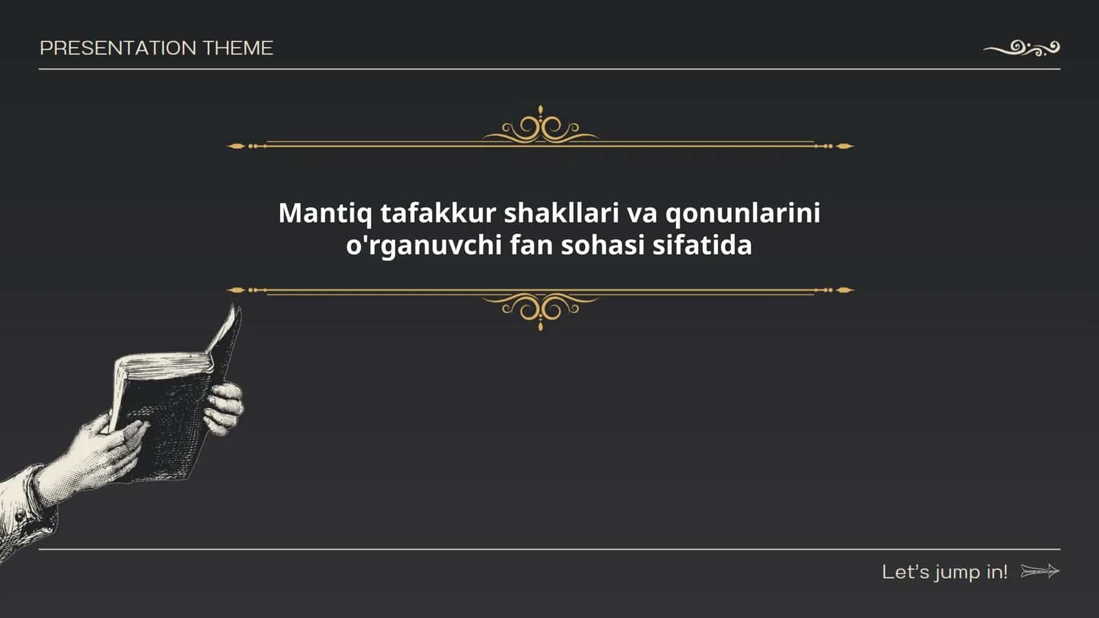 Mantiq Tafakkur Shakllari va Qonunlari