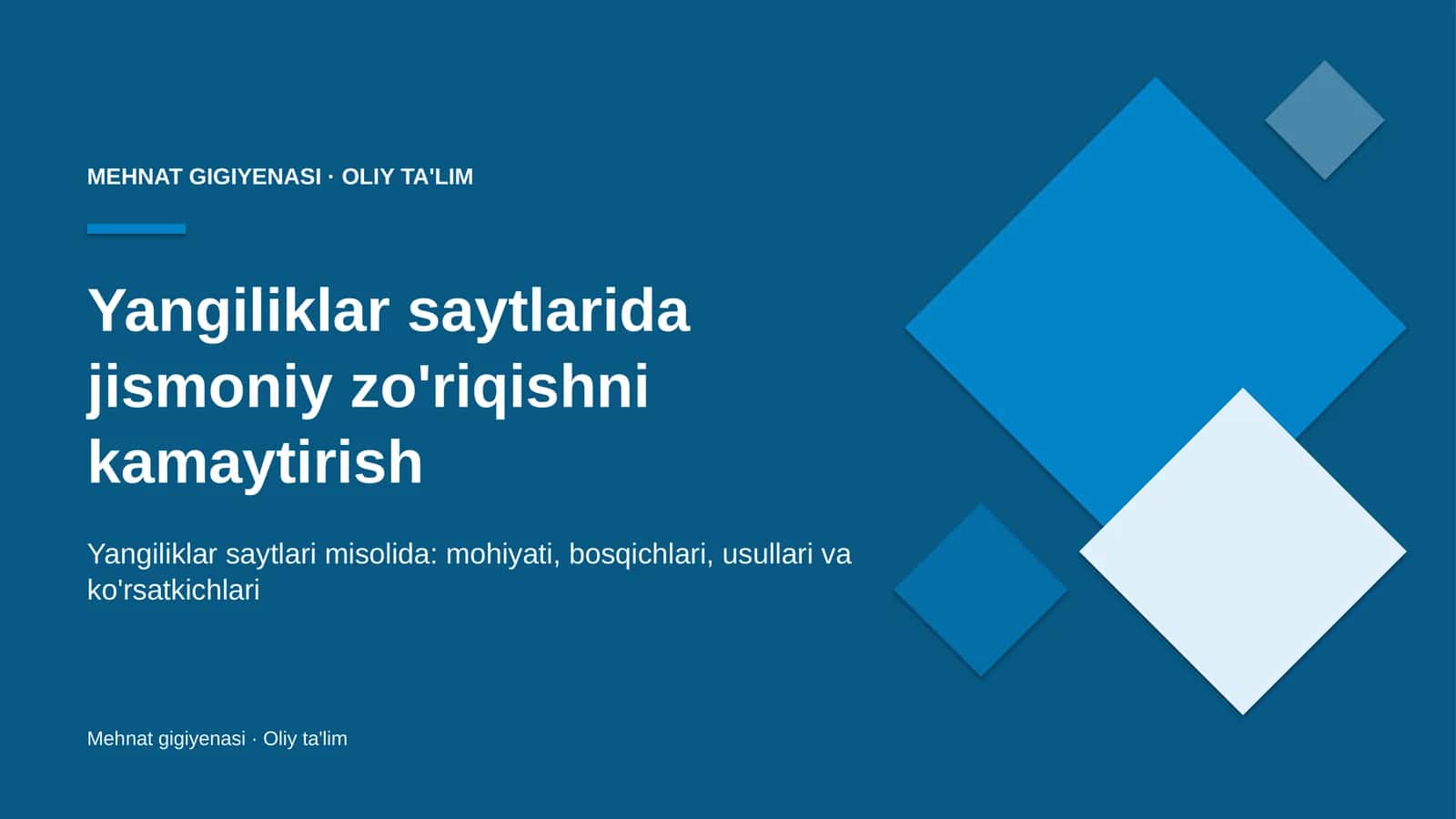 yangiliklar saytlarida jismoniy zo'riqishni kamaytirish 4102