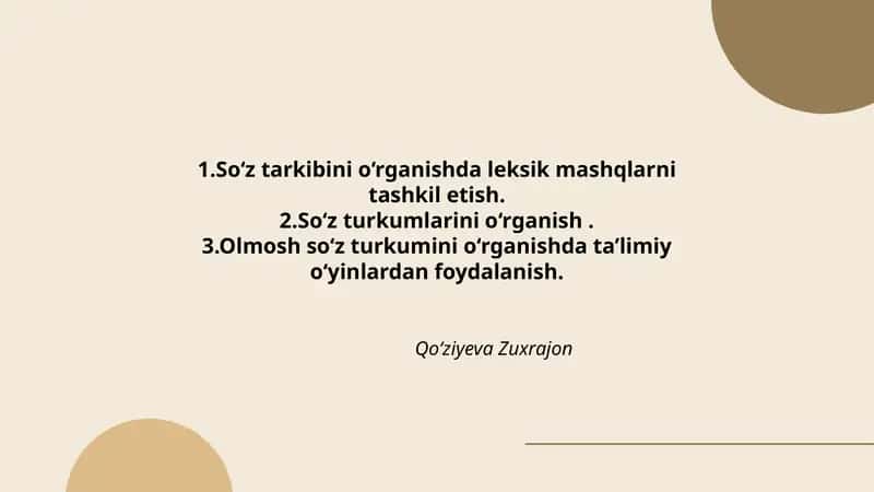 Olmosh so‘z turkumi