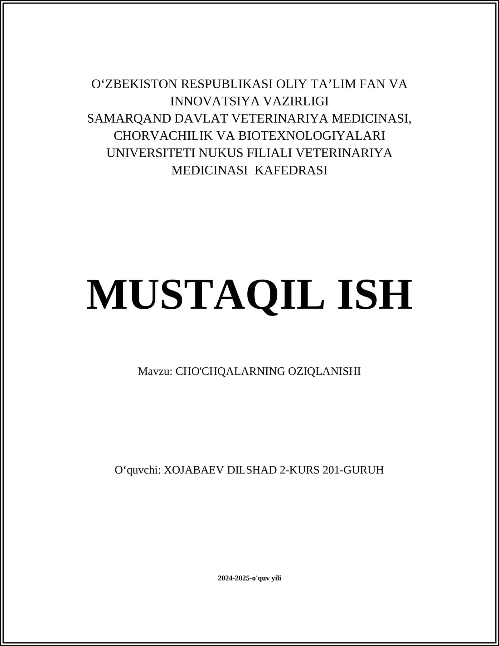 Chaqaloqning tabiiy oziqlanishi