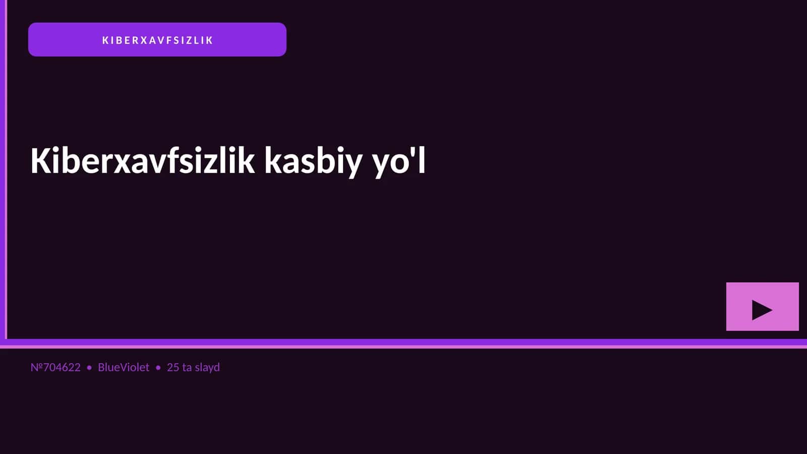 KIBERXAVFSIZLIK