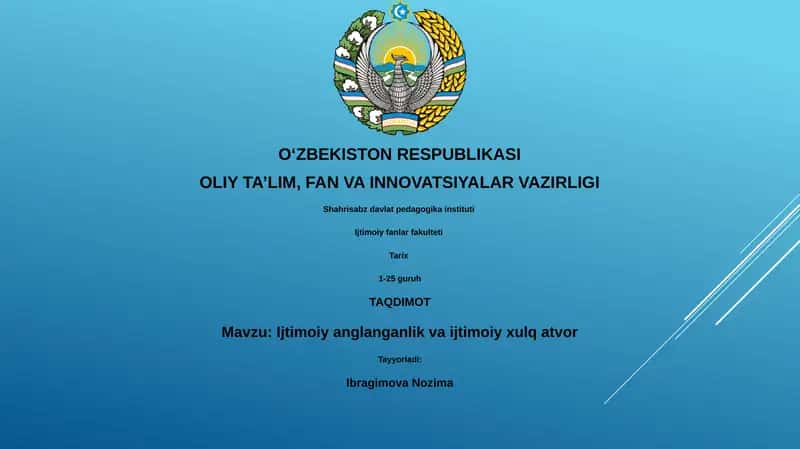 Ijtimoiy anglanganlik va ijtimoiy xulq atvori