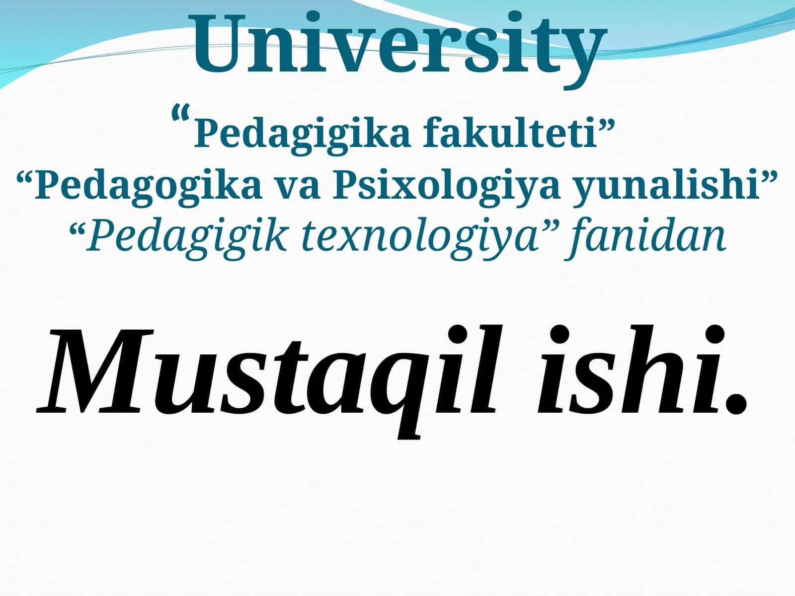 PEDAGOGIK TEXNOLOGIYALARNING RIVOJLANISH TARIXI