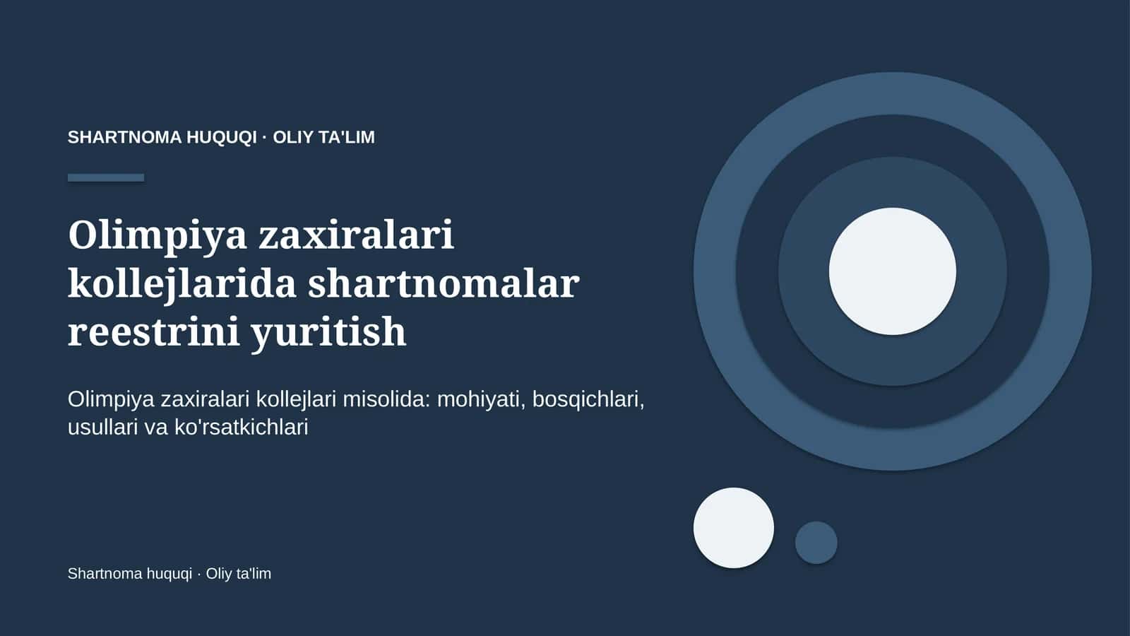 olimpiya zaxiralari kollejlarida shartnomalar reestrini yuritish 3848
