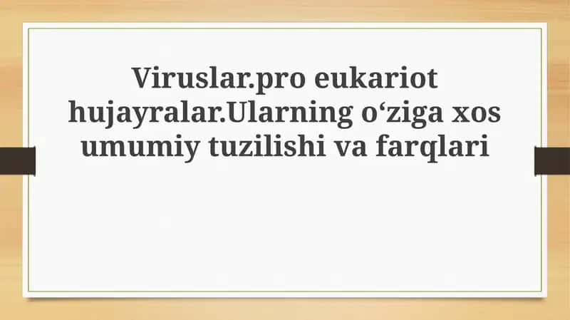 Viruslar: Tuzilishi, Replikatsiyasi va Tibbiy Ahamiyati
