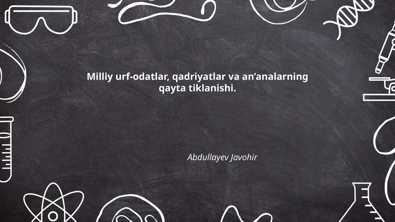 Milliy kiyimlar va ularning qayta tiklanishi