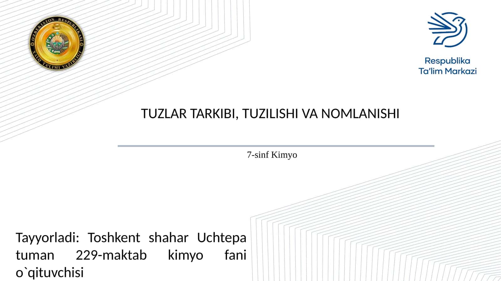 7-sinf Kimyo