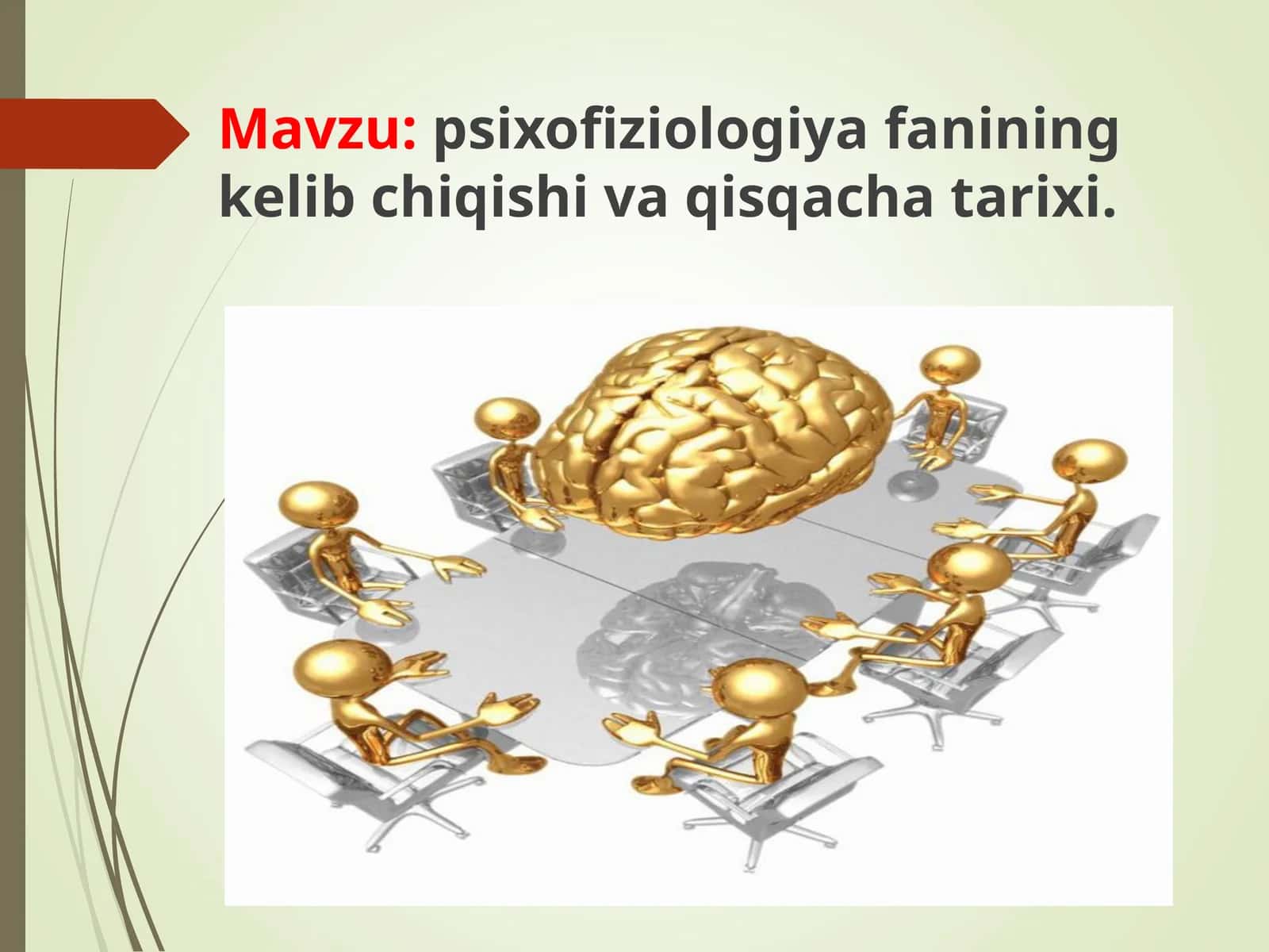 psixofiziologiya fanining kelib chiqishi va qisqacha tarixi