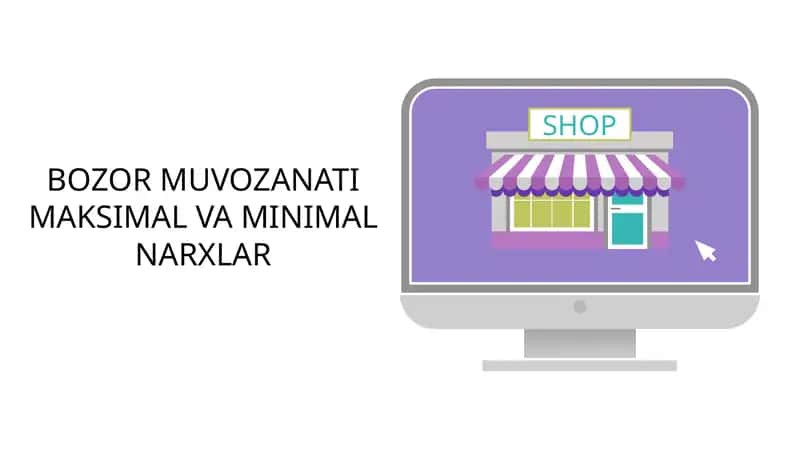 Bozor muvozanati Maksimal va Minimal Narxlar
