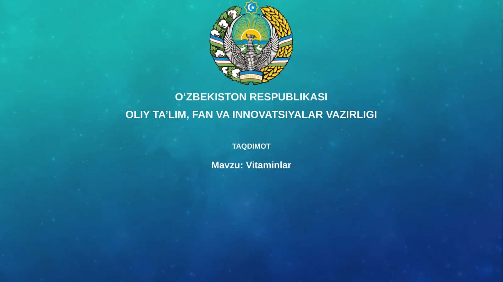 Vitaminlar