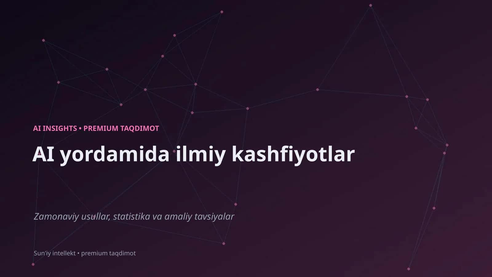 AI INSIGHTS • PREMIUM TAQDIMOT
