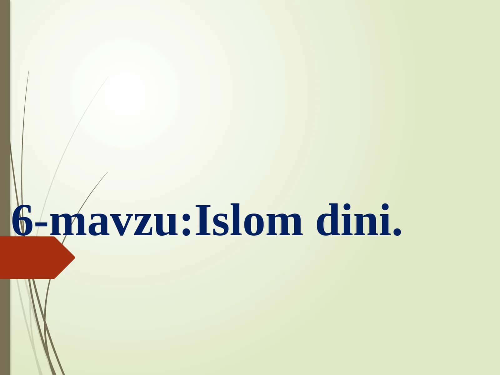 Islomdini