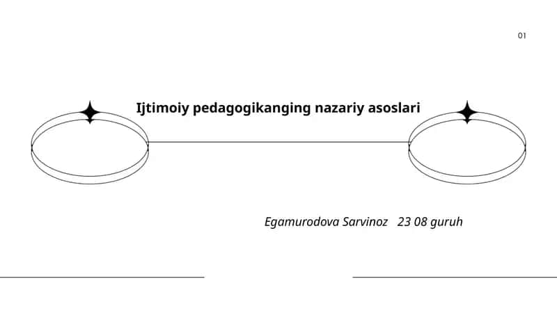 Ijtimoiy pedagogikaning nazariy asoslari