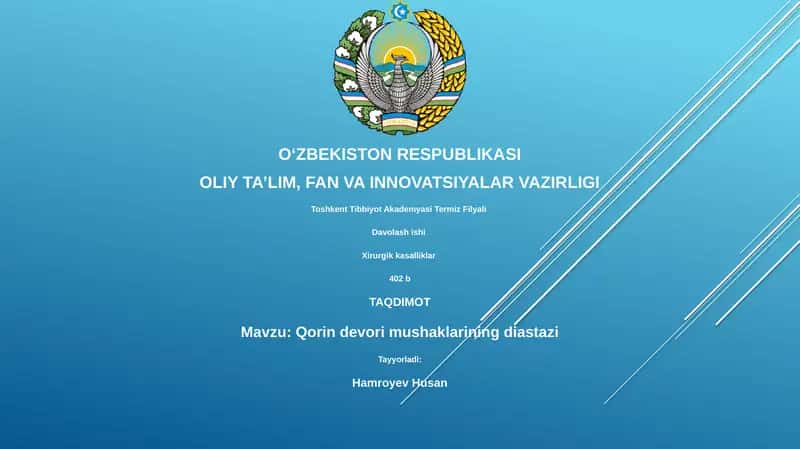 Qorin devori mushaklarining diastazi