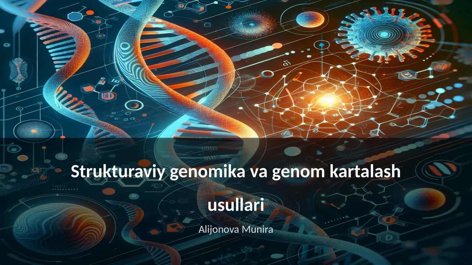 Strukturaviy genomika va genom kartalash usullari