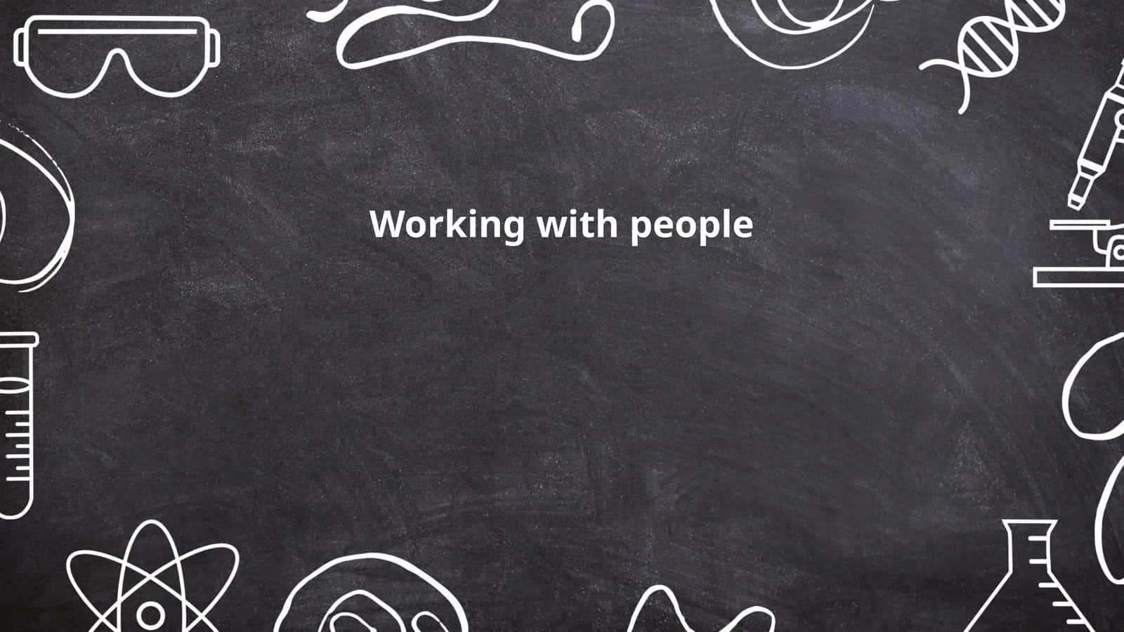 Working with people
