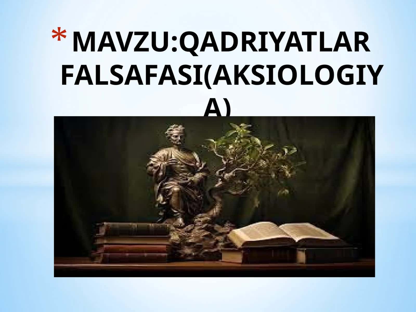 Qadriyatlarning turlari