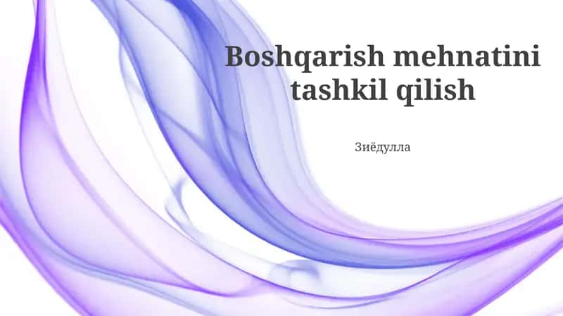 Rahbariyat uslublari