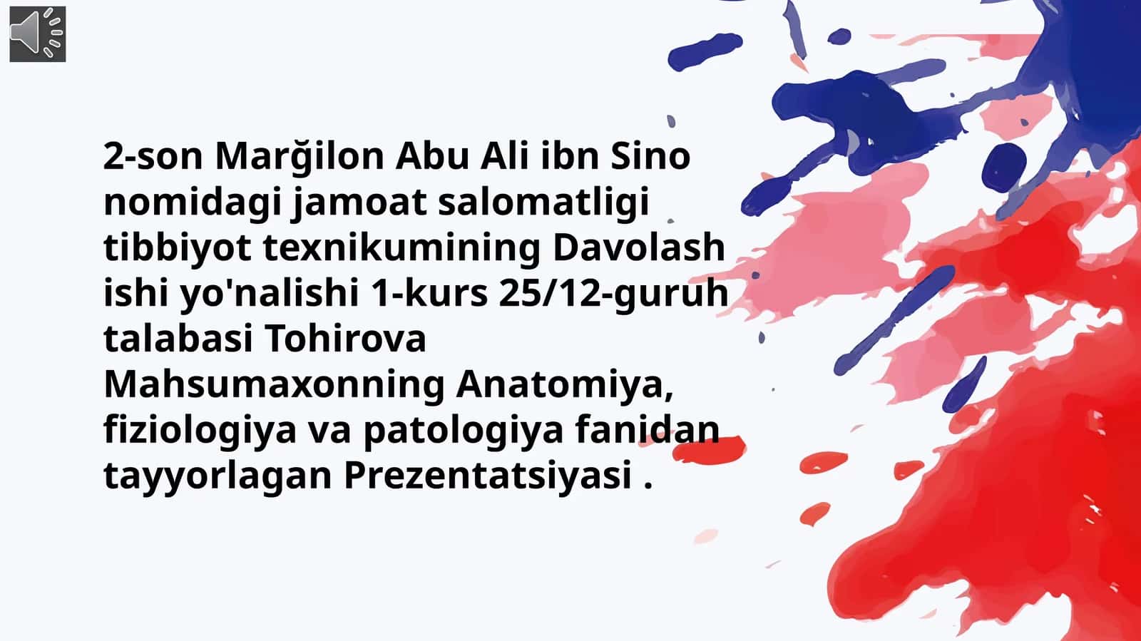 Marğilon Abu Ali ibn Sino nomidagi jamoatsalomatligi tibbiyot texnikumining Davolashishiyo'nalishi