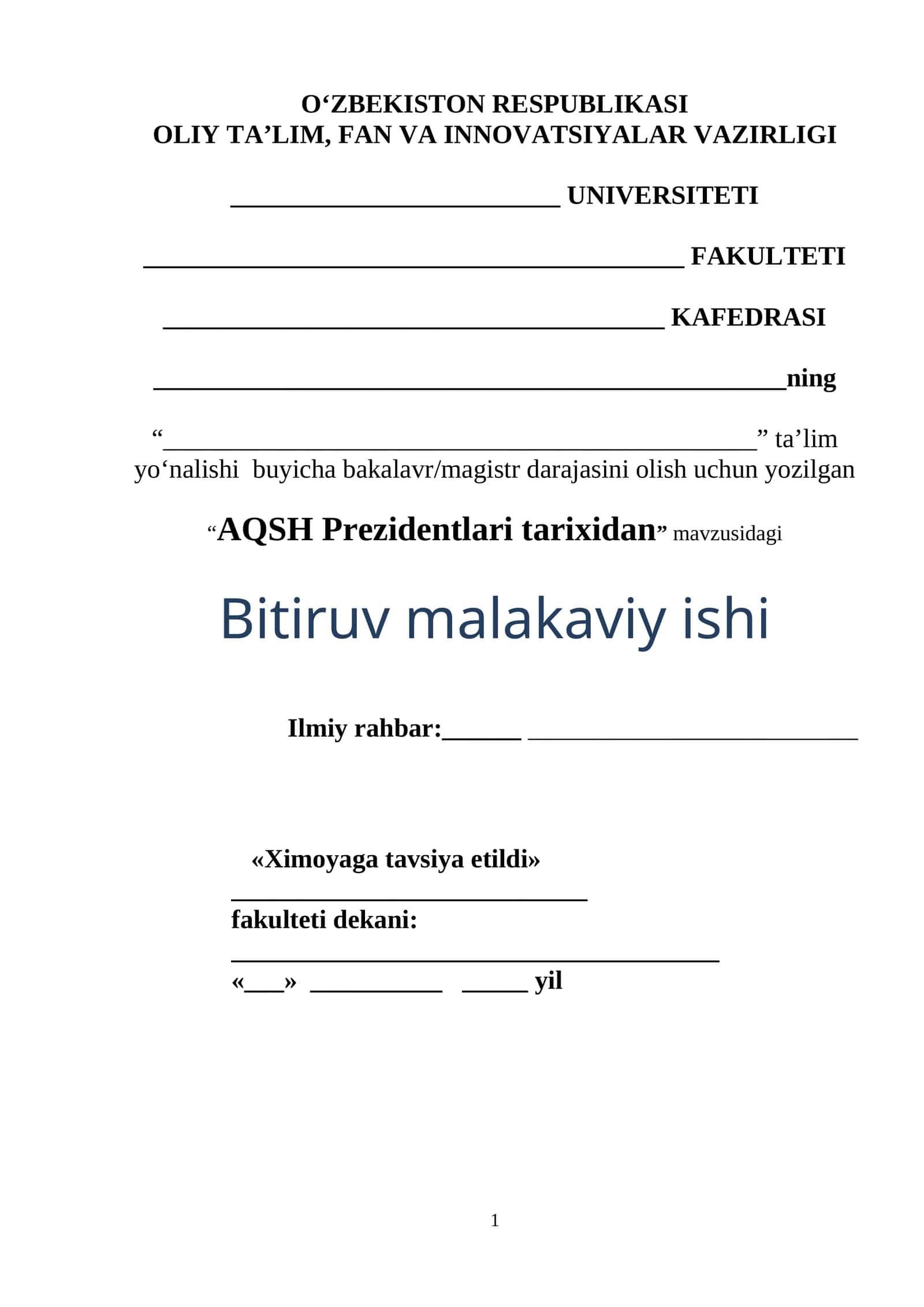 "Amerika Qo’shma Shtatlarida davlat boshqaruv tizimini vujudga kelishi"