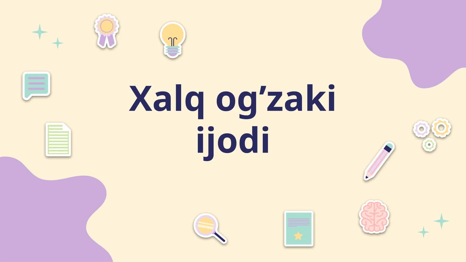 Xalq og’zakiijodi
